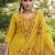 Women Floral Embroidered Regular Thread Work Kurta with Patiala & With Dupatta