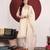 Women Embroidered Regular Thread Work Kurta with Trousers & With Dupatta