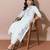 Women Floral Embroidered Regular Thread Work Kurta with Trousers