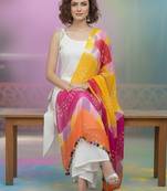 Women Regular Kurta with Palazzos & With Dupatta