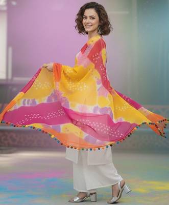 Women Regular Kurta with Palazzos & With Dupatta 2