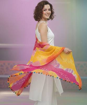 Women Regular Kurta with Palazzos & With Dupatta 3