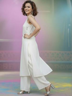 Women Regular Kurta with Palazzos & With Dupatta 5