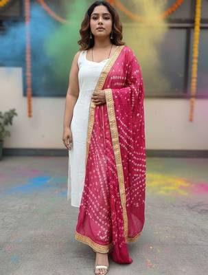 Women Regular Kurta with Trousers & With Dupatta 1