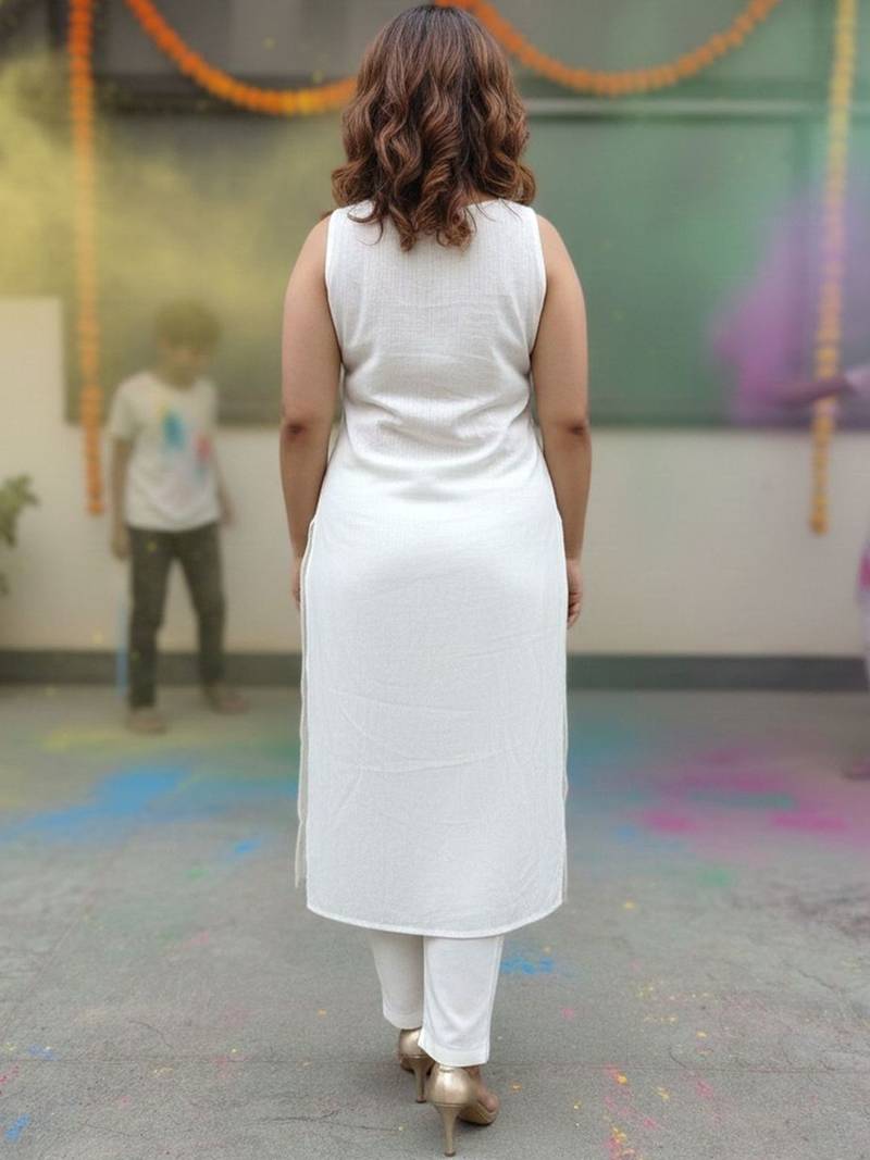Women Regular Kurta with Trousers & With Dupatta