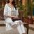 Women Ethnic Motifs Embroidered Regular Thread Work Pure Cotton Kurta with Trousers
