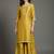 Women Ethnic Motifs Embroidered Regular Thread Work Silk Crepe Kurta with Palazzos & With Dupatta