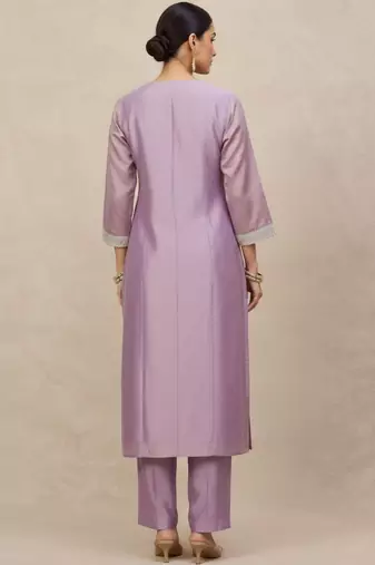 Women Ethnic Motifs Regular Kurta with Trousers & With Dupatta