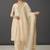 Women Regular Thread Work Kurta with Trousers & With Dupatta