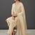 Women Regular Thread Work Kurta with Trousers & With Dupatta