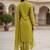 Women Floral Embroidered Regular Thread Work Kurta with Trousers & With Dupatta