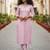 Women Printed Regular Thread Work Kurta with Trousers