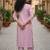 Women Printed Regular Thread Work Kurta with Trousers