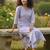 Women Ethnic Motifs Printed Regular Mirror Work Kurta with Trousers