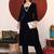 Women Regular Gotta Patti Velvet Kurta with Trousers