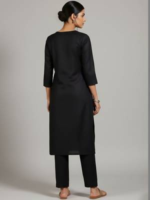 Women Ethnic Motifs Regular Kurta with Trousers & With Dupatta 5