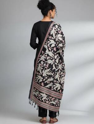 Women Ethnic Motifs Regular Kurta with Trousers & With Dupatta 3