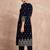Women Paisley Printed Regular Velvet Kurta with Trousers