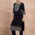 Women Paisley Printed Regular Velvet Kurta with Trousers