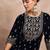 Women Paisley Printed Regular Velvet Kurta with Trousers
