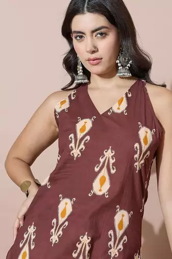 Women Ethnic Motifs Printed Regular Kurta with Palazzos