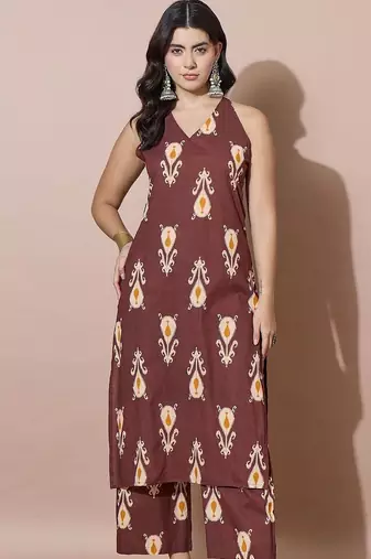 Women Ethnic Motifs Printed Regular Kurta with Palazzos