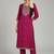 Women Ethnic Motifs Embroidered Regular Thread Work Kurta with Trousers