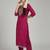 Women Ethnic Motifs Embroidered Regular Thread Work Kurta with Trousers