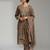 Women Ethnic Motifs Printed Regular Thread Work Kurta with Trousers & With Dupatta