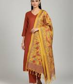 Women Floral Regular Kurta with Trousers & With Dupatta