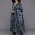 Women Floral Printed Regular Thread Work Kurta with Trousers & With Dupatta