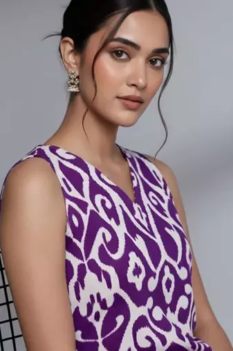Women Printed Regular Pure Cotton Kurta with Palazzos