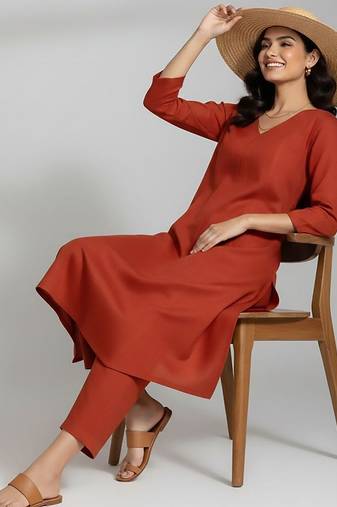 Women Regular Kurta with Trousers