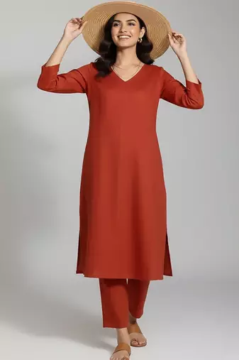 Women Regular Kurta with Trousers