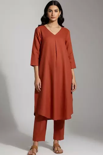 Women Regular Kurta with Trousers