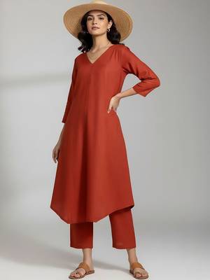 Women Regular Kurta with Trousers 4