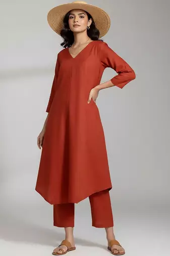 Women Regular Kurta with Trousers