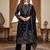 Women Ethnic Motifs Embroidered Regular Thread Work Velvet Kurta with Trousers & With Dupatta