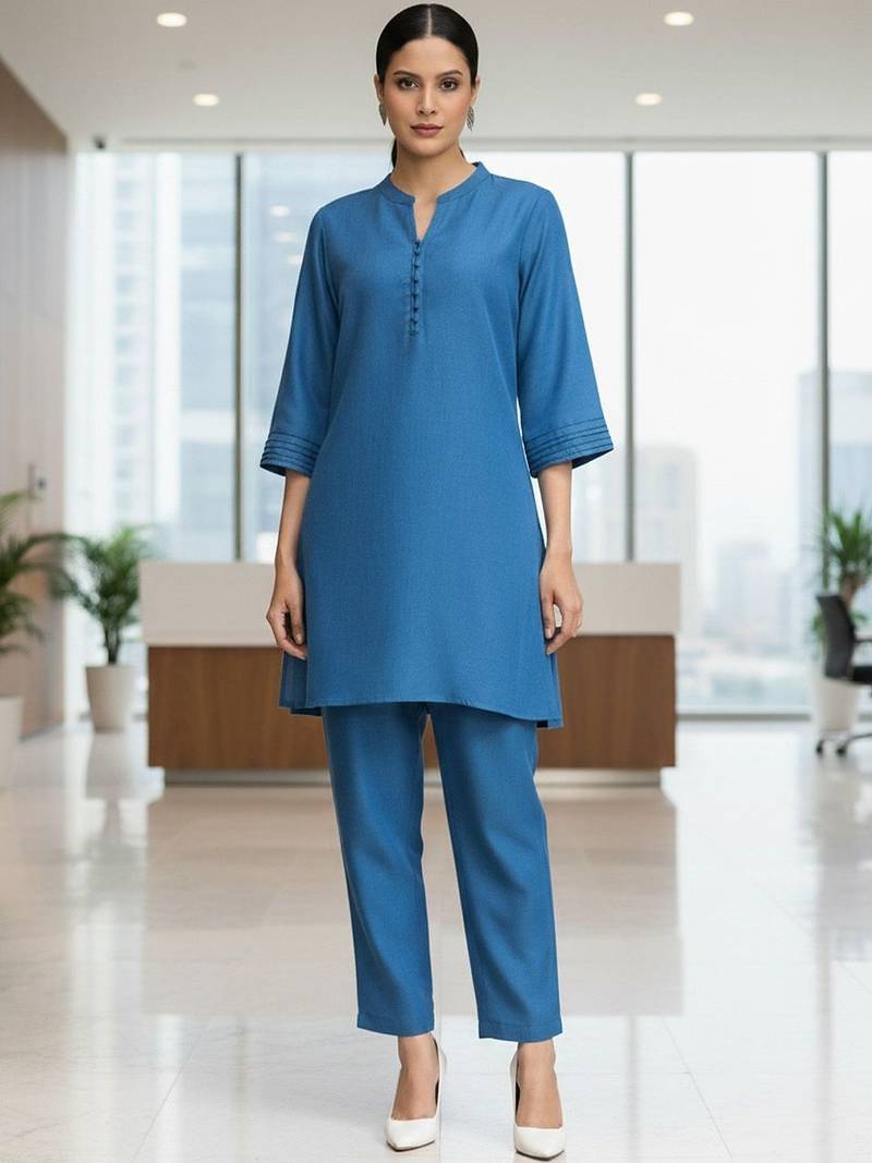 Women Regular Kurta with Trousers