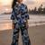 Women Floral Printed Regular Top with Trousers