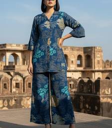 Women Floral Printed Regular Kurta with Palazzos