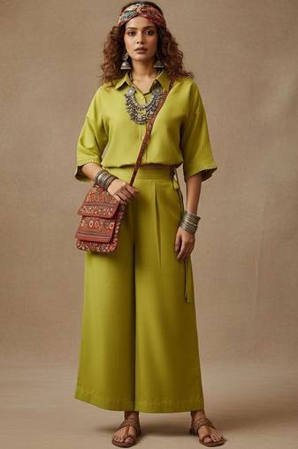 Women Regular Top with Trousers