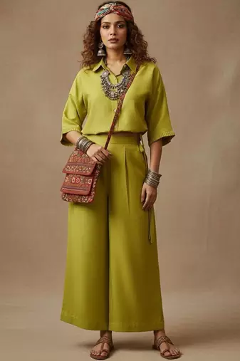 Women Regular Top with Trousers