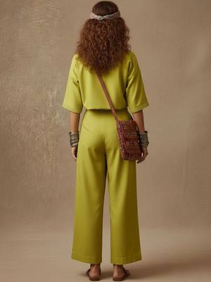 Women Regular Top with Trousers 3