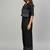 Women Embroidered Regular Thread Work Top with Trousers