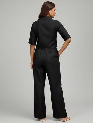 Women Embroidered Regular Thread Work Top with Trousers 4
