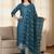 Notch Neck Straight Kurta With Trousers & Dupatta