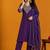 Ethnic Motifs Yoke Design Thread Work Straight Kurta With Trousers & Dupatta