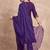 Ethnic Motifs Yoke Design Thread Work Straight Kurta With Trousers & Dupatta