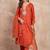 Women Ethnic Motifs Embroidered Regular Kurta & Trousers With Dupatta